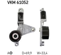 Galet tendeur, courroie d'accessoire SKF VKM 61052