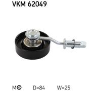 Galet tendeur, courroie d'accessoire SKF VKM 62049