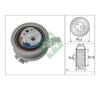 INA 531 0847 10 Poulie de tension, courroie crantée pour SKODA,VW