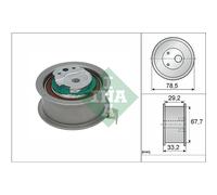 Galet tendeur, courroie de distribution Schaeffler INA 531 0927 10