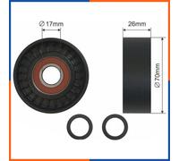 Galet tendeur de courroie d'accessoire pour BMW | P210011, 531078210, 153234