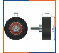 Galet tendeur de courroie d'accessoire pour FORD | 1136183, FI14750, 30061
