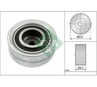 Galet tendeur de courroie de distribution 532 0111 10 INA pour AUDI VW SKODA