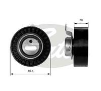 Galet tendeur de courroie de distribution T41008 GATES pour FORD FIESTA III