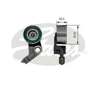 Galet tendeur de courroie de distribution T41280 GATES pour TOYOTA AVENSIS