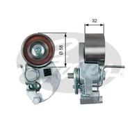 Galet tendeur de courroie de distribution T43133 GATES pour HYUNDAI KIA