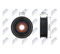 NTY RNK-MZ-017 Poulie, tendeur de courroie d'accessoire