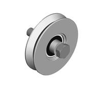 Galet triangulaire 4321002 - Ø100mm - 750 kg - Acier