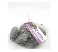 10 galets à peindre - Gris foncé Gris