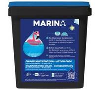 Galets bi-couche chlore multifonction lent et rapide 250g 5kg Marina 888279 G