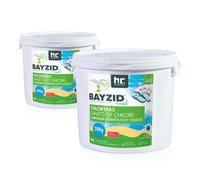 2 x 5 kg Bayzid Galets de chlore lent (200g) (10 kg)