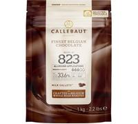 Galets de chocolat au lait - CALLEBAUT - 1 kg - 33,6 % de cacao - Chocolat belge - À fondre - Saveur équilibrée