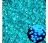 Galets De Décoration De Jardin,Pierres Lumineuses,Lueur Dans La Nuit,Extérieur,Aquarium,50/200 Pièces,8x11mm - Type Lx Lake Blue-8x11mm 50pcs