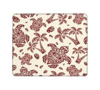 Galets De Mer en Forme De Tortue Hawaïenne Tapis De Souris Durable Tapis Souris Douce Mouse Pad pour Bureau Pc Ordinateur 25X30Cm