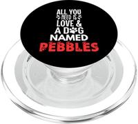 Galets de nom pour chien - All You Need is Love ! PopSockets PopGrip pour MagSafe
