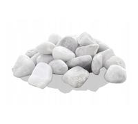Galets décoratifs, blanc neige, 6-12 cm, 20 kg
