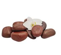 Galets décoratifs polis rouges 20 kg I Gravier brillant 30-50 mm Grands galets décoratifs pour jardin, étang de jardin, gravier décoratif de jardin