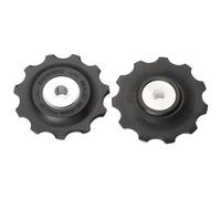 SHIMANO RDM590/M660 SLX 9/10 Vitesses Dérailleur arrière Roue Jockey - Y5XU98030, Noir, L