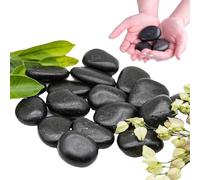 Galets, Galets de Rivière Noirs Polis, Galets Noirs Polis, Pierre de Décoration D'aquarium, pour L'aménagement Paysager, la Décoration de la Maison, L'artisanat, les Projets Artistiques 3-5 cm, 1kg