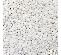 Galets Naturels Décoratifs Blancs, 0,9-1,2 cm Petit Gravier de Jardin Pierre de Rivière en Granulés pour Aquarium Pot de Fleurs Aménagement Paysager, Décoration de Remplissage Vase (1 kg/2,2 lb)