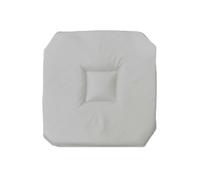 Douceur d'Intérieur – Galette 4 rabats Essentiel – 40×40×3 cm Gris Polyester