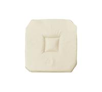 Galette 4 rabats 36 x 36 x 3.5 cm polyester uni essentiel Naturel