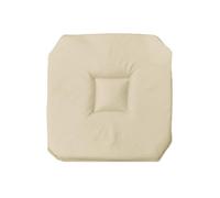 Galette 4 rabats 36 x 36 x 3.5 cm polyester uni essentiel Naturel