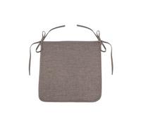 Galette 40 x 40 x 3.5 cm chambray uni newton Lin Marron G