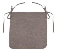 Galette 40 x 40 x 3.5 cm chambray uni newton Lin Marron G