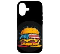 Galette américaine Cool pour Les Amateurs de Hamburgers et de Restauration Rapide Coque pour iPhone 17
