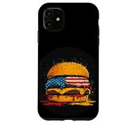Galette américaine Cool pour Les Amateurs de Hamburgers et de Restauration Rapide Coque pour iPhone 11