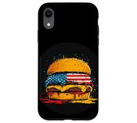 Galette américaine Cool pour Les Amateurs de Hamburgers et de Restauration Rapide Coque pour iPhone XR