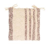 Galette Beryl carré 38x38cm marron - Atmosphera Créateur d'intérieur