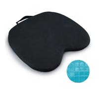 Galette Chaise Confort FISHTEC Mousse Mémoire Forme Gel Rafraîchissant Housse Respirante