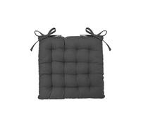 Atmosphera - Galette de chaise - 38 x 38 cm - Gris foncé Gris foncé