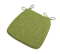 Galette De Chaise 45x45 Lot De 1 2 4 6, Coussins De Chaise D'Intã Rieur, Ovale Galette Chaises IntéRieur avec Attache et AntidéRapante Fonde, Campagnarde Coussin pour Chaise Salle à Manger