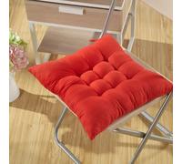 Galette de Chaise 55x55 Rouge passion