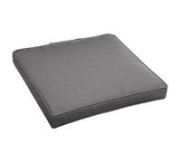 Hespéride – Galette de chaise Korai à scratch 40x40x4 cm polyester Ardoise