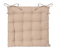 Galette de chaise ""Anjali"" beige 38x38cm - Atmosphera Créateur d'intérieur