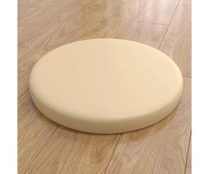 Galette de Chaise Anti Tache Simili cuir 40x4cm Beige