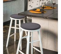 Galette de Chaise Antidérapante Déhoussable 40cm Marron