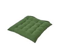 Galette de chaise Capitonnée Vert foncé 40 x 40 cm