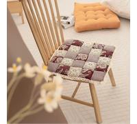 Galette de Chaise Carré au Style Romantique 40x40cm