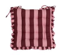 Galette de chaise Cherry rouge carmin 38x38cm - Atmosphera createur d'interieur