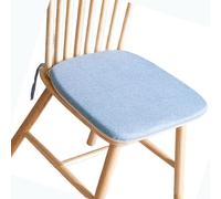 Galette de Chaise, Coussins de siège pour Chaise de Salle à Manger, 1/2/4 pièces, Coussins de Jardin avec Attaches, Rembourrage extérieur Confortable et Lavable