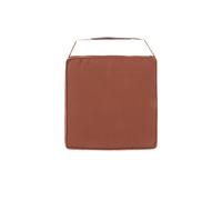 Galette de chaise de jardin 40 x 40 cm acajou - hespéride