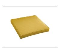 Galette de chaise de jardin 40 x 40 cm moutarde - hespéride