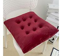 Galette de Chaise DéHoussable 40 X 40, Coussins de Chaise D'Inta Rieur, Coussin Chaise Cuisine avec Liens, Double-Sides Non-Boulochage Coussins Salon de Jardin Exterieur