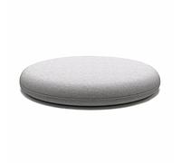 Galette De Chaise DéHoussable Lot De 4, Coussins De Chaises Ronds, Lavable Coussin pour Chaise Salle à Manger, éPais Coussins pour Chaises De Jardin Interieur ExtéRieurs Gris Clair