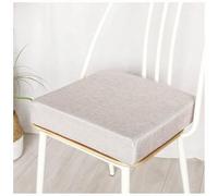 Galette de Chaise en Mousse Mémoire de Forme - 40x40, 45x45, 50x50cm - Coussin Déhoussable Lavable, Antidérapant - for Intérieur/Extérieur, Jardin, Bureau, Voiture(10,30x3cm/11.8x1.2in)
